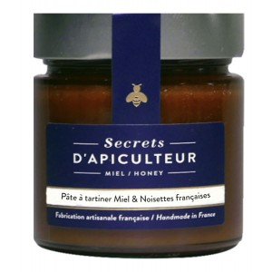 Pâte à tartiner Miel & Noisettes françaises (Lot-et-Garonne).